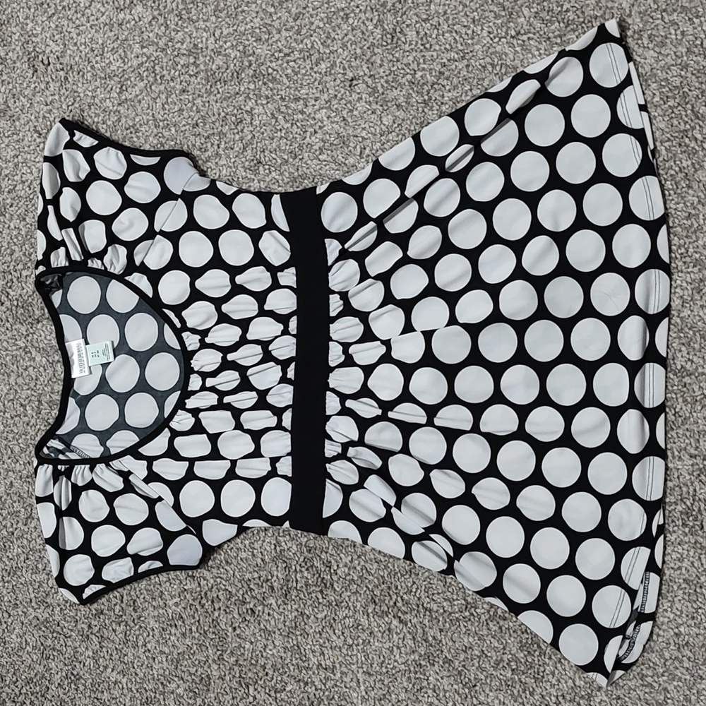 Large Polka Dot Blouse